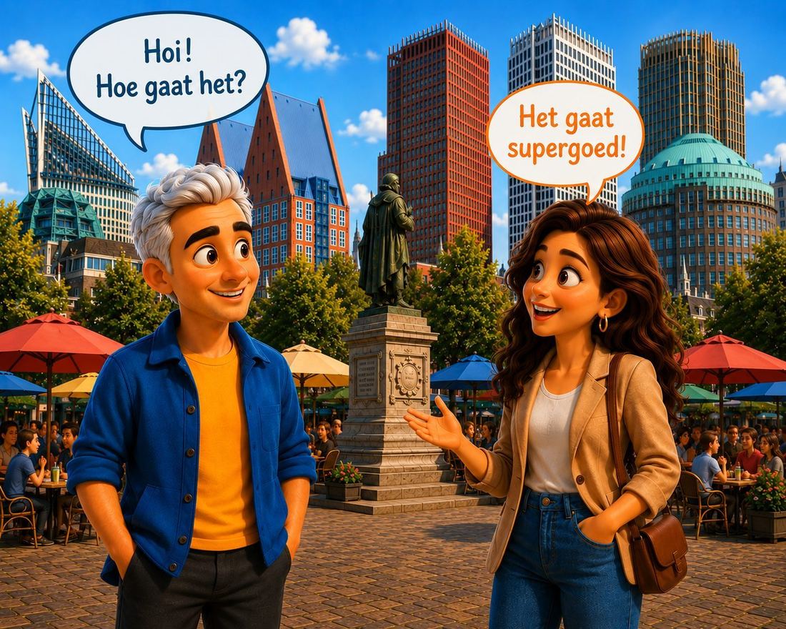 Hoi! Hoe gaat het? — Het gaat supergoed!