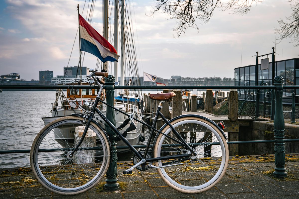 Met de fiets naar werk
