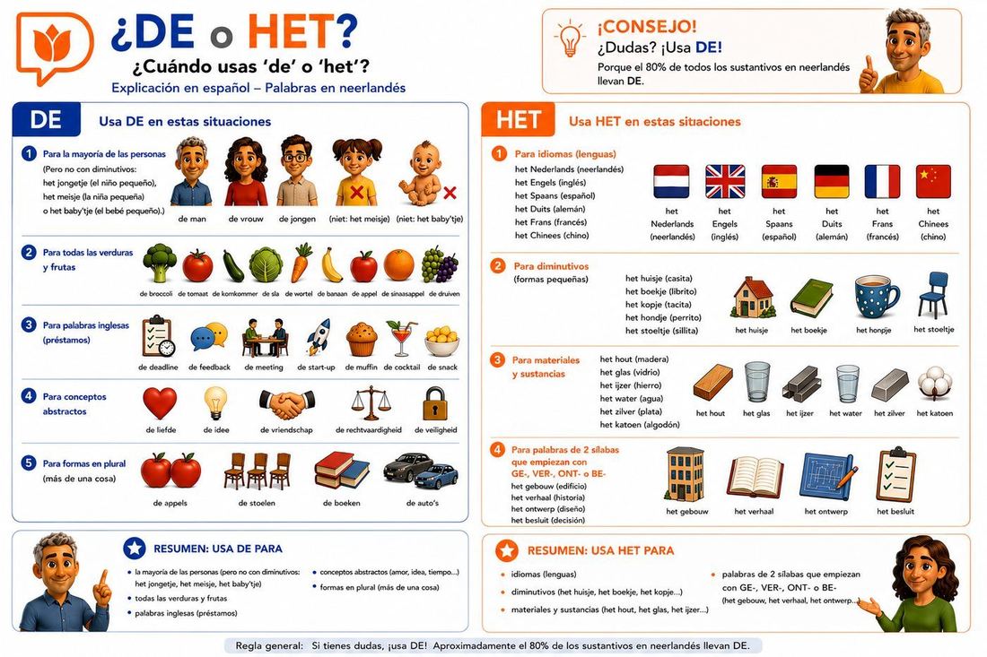 De of het — uitleg met voorbeelden